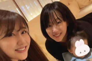 安めぐみ、井上和香との再会に「癒され時間」親子で繋ぐ温かな交流！！