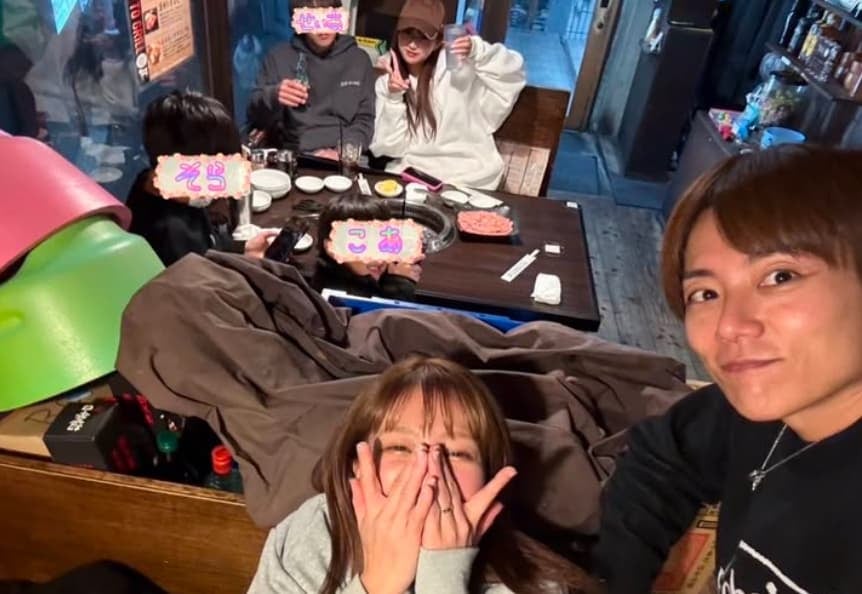 杉浦太陽　家族のオフショット公開！！「家族で焼肉〜」