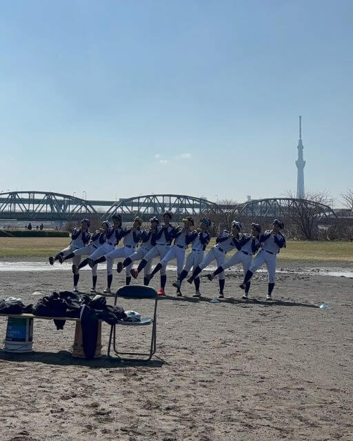 根本美緒も感動！中学女子硬式野球が三年生への笑顔あふれるエールダンス