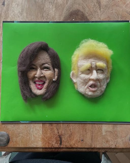 高すぎる再現度が話題！？光浦靖子、米大統領選戦った