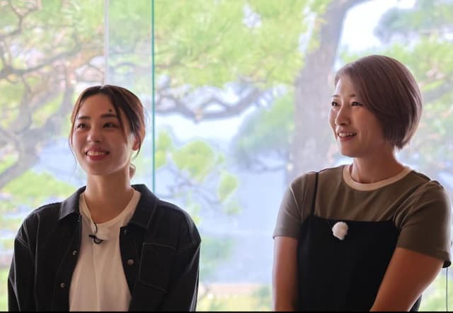 迫田さおり　狩野舞子と歴史を感じる純和風の宿『指宿白水館』に宿泊【南九州4日間の旅】