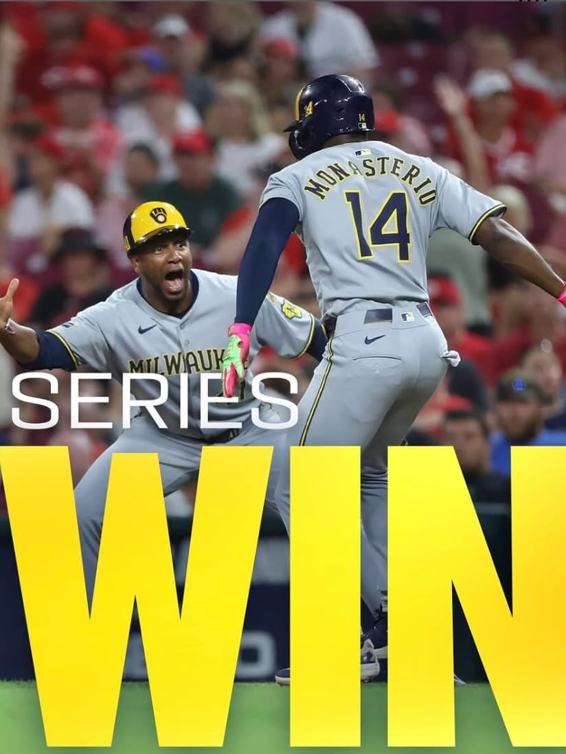 「勝ちました！！」強い、強すぎる。連勝記録更新のブリュワーズ、記念画像を公開