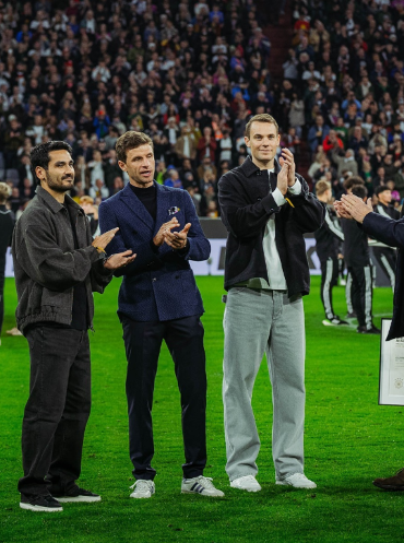 ドイツ代表のレジェンドたちが引退セレモニーを開催