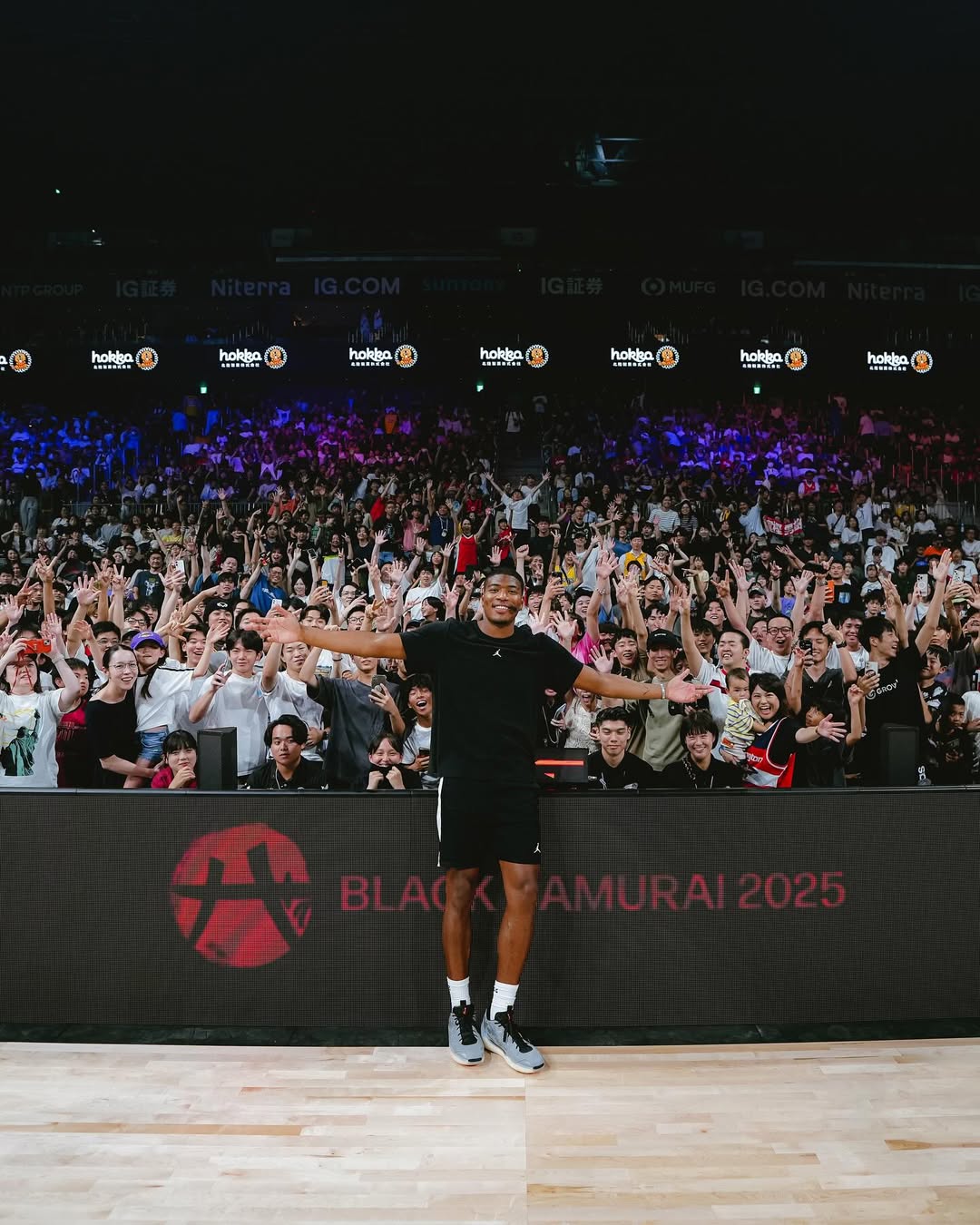 熱くて最高の時間だった。八村塁、名古屋での「BLACK SAMURAI 2025」無事に終了。