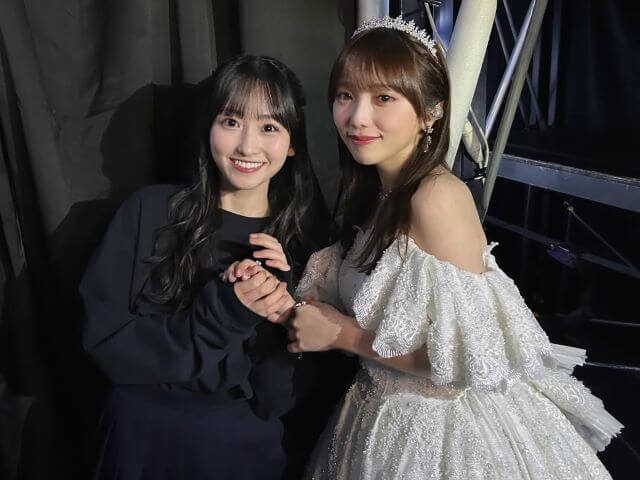 天使すぎる2ショット！美空ちゃんと与田ちゃんの特別な夜！