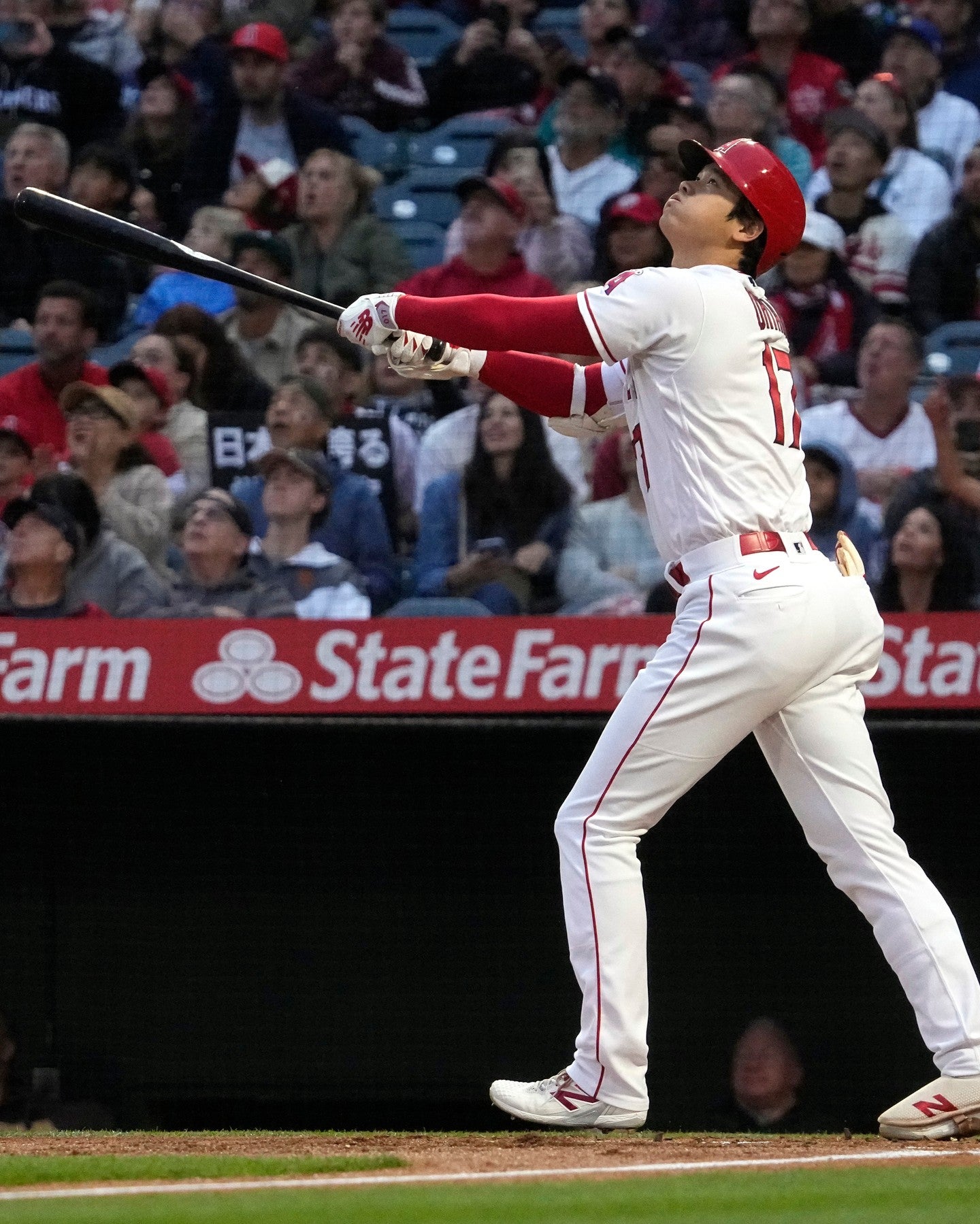 大谷翔平のフォロースルーが美しすぎる✨本塁打王まであと1🔥