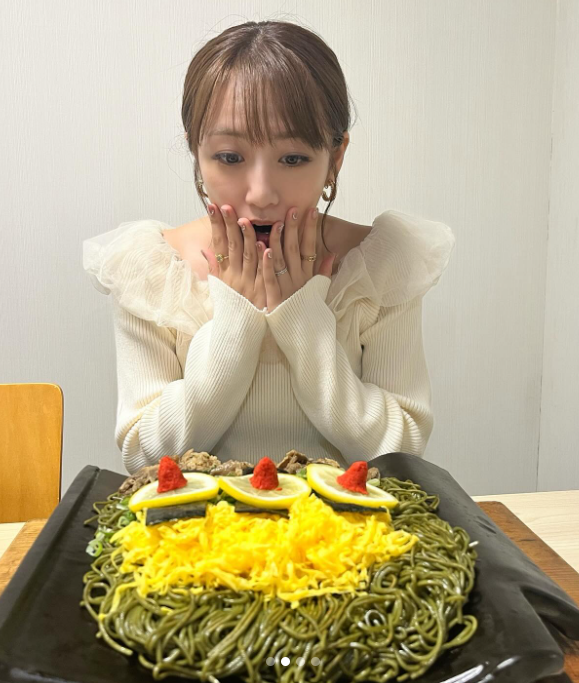 高橋みなみ　山口で瓦そばを堪能