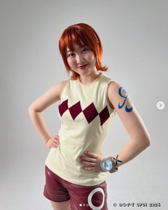 本田望結、ナミの姿の写真をアップし話題に「めちゃくちゃ可愛いすぎるっすっす😍」