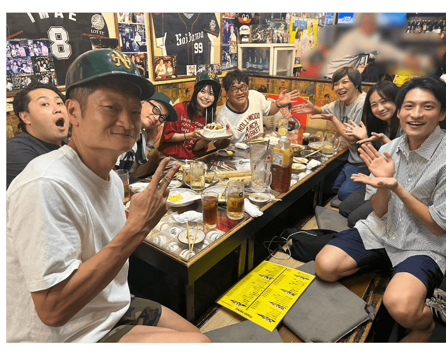 カンニング竹山、ホークスファンと共に聖地あぶさんで祝勝＆バースデーパーティー！