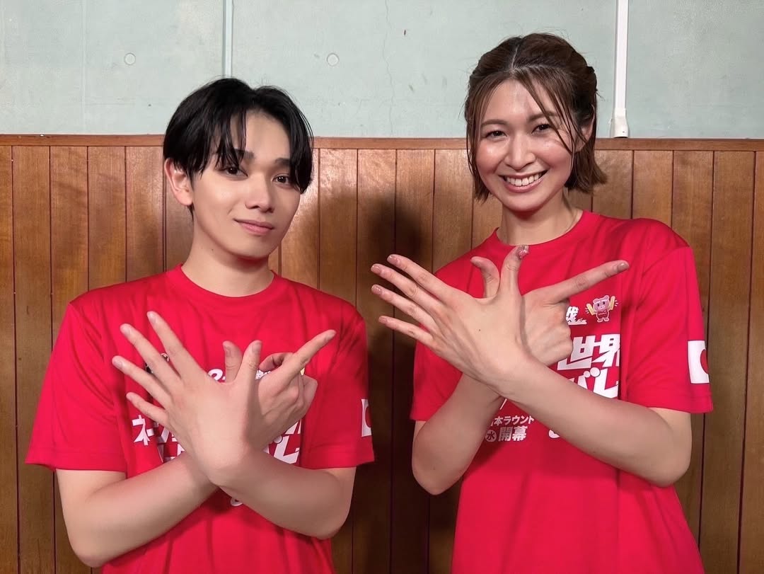 バレーボール・木村沙織が応援サポーターのあの俳優と「ガッツリバレーボールもしてきました」