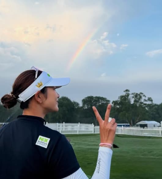 原英莉花、さまざまなゴルフ場でのショットを披露！ツアー残り5戦に意気込み語る！
