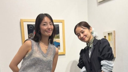 堀田真由、友人・花梨の個展に感動！“夜の記憶”が蘇る作品に癒しと刺激「一度頭の中を覗いてみたい」