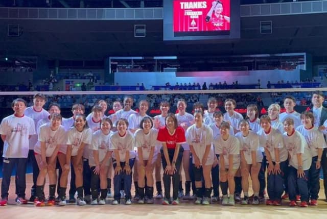 古賀紗理奈が引退セレモニーに感謝！SVリーグも応援！！