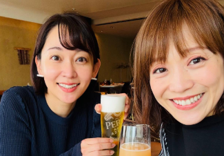 「10年ぶりのランチに驚き！」江藤愛アナ、出水アナとの再会2ショットに心ほっこり