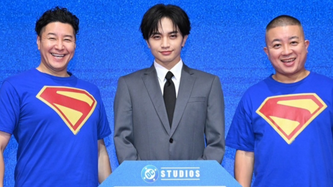 衝撃の再会！チョコプラ長田庄平、スーパーマン俳優と夢の2ショット「ジェームズ・ガン監督がまた名前を…！」