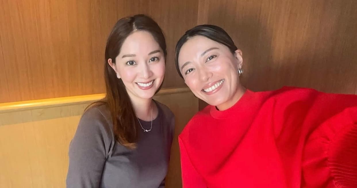 里田まい 「あんなちゃんも今シーズン、お疲れ様でした」パドレス松井裕樹の妻・石橋杏奈とツーショットが話題に！