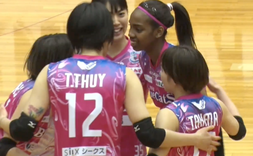 Ｖリーグ女子　日立Astemoリヴァーレ vs. PFUブルーキャッツ 2022/1/29【ハイライト】