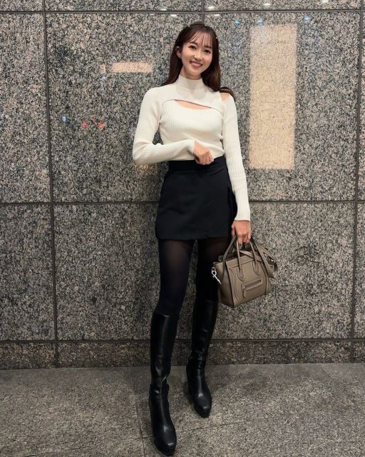 日本一走るアナウンサー・長谷川朋加「黒スト×SPORTY美脚」ショットでファン魅了！