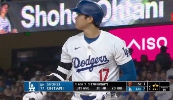 大谷翔平の登場曲は真美子さんが選曲！2安打３打点の絶好調ぶり！！