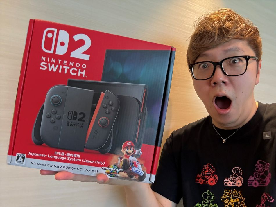 ヒカキン、Switch2を発売日にゲット「キター！！！」の雄叫び