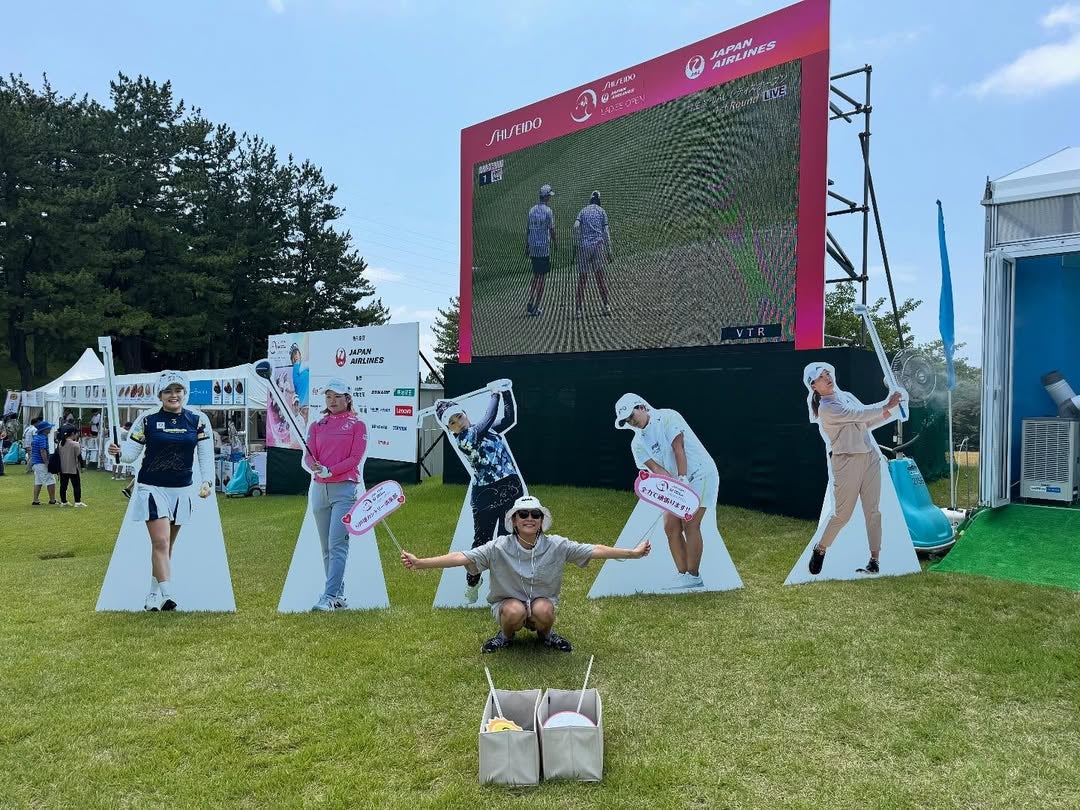 ものまねタレント・みかん、資生堂・JALレディスオープン2025にいった感想を語る
