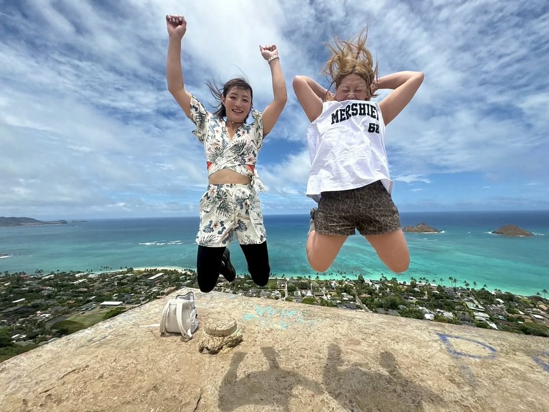「心も体もとても充実した日々」柔道女子でパリ五輪金メダリスト・角田夏実、ハワイを満喫