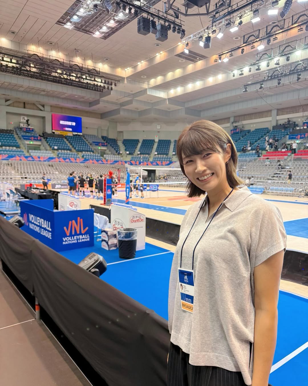 「一緒に日本代表を応援しましょう」ネーションズリーグ現地リポーター・狩野舞子が練習風景と共に意気込みを語る