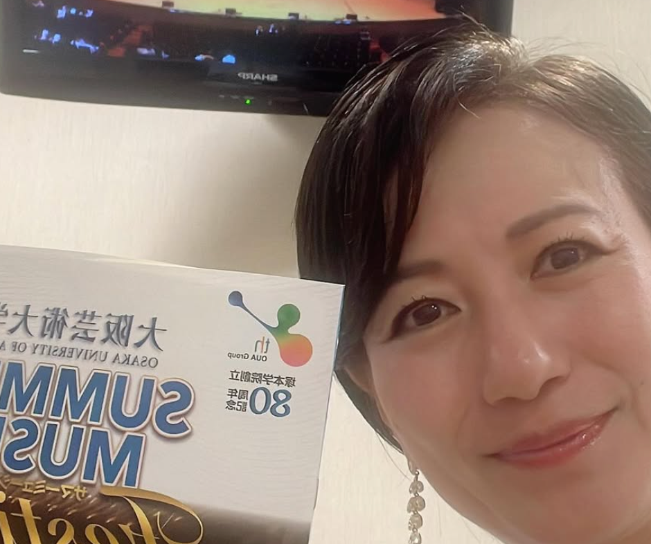 感謝込めて…馬場典子が大阪芸術大学サマーフェスを新たな夏祭典として祝福