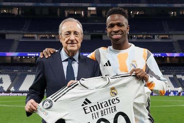 ヴィニシウスがマドリーでの通算100ゴール達成！ 「私は世界で一番幸せな人です」