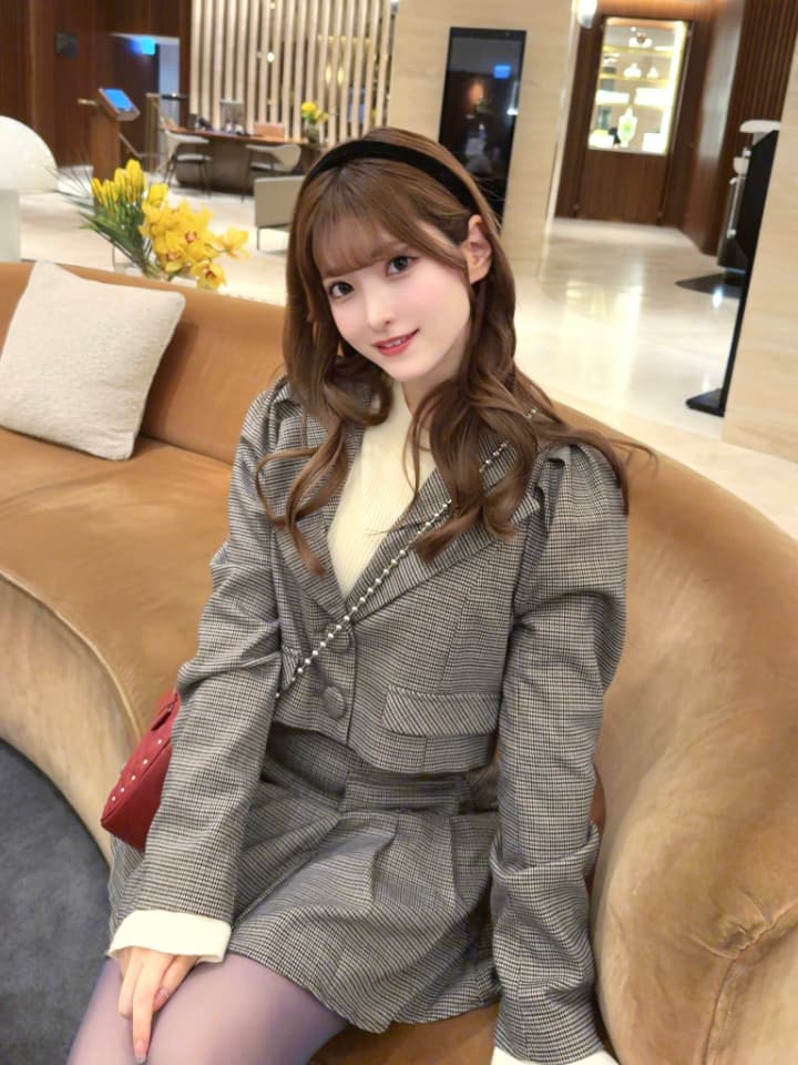 「ただいまー！！」小鳥遊るい、ロンドンからの帰国コーデが可愛すぎると話題に！