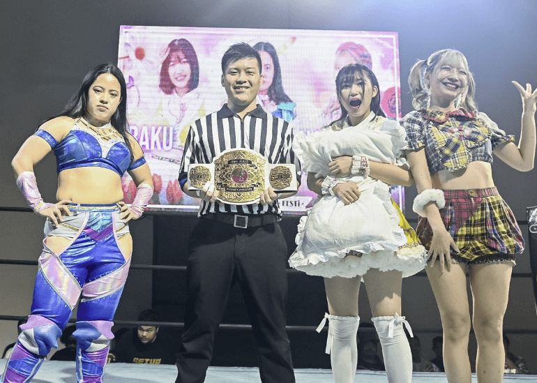 東京女子プロレス らく、海外初のタイトルマッチで惜敗も「もっとタイを愛するようになった」