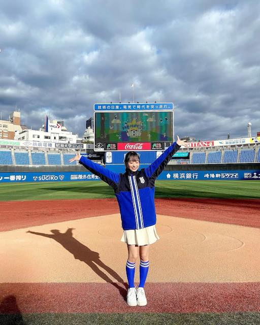 熱烈ベイ党・イコラブの瀧脇笙古がDeNAファンフェスにゲストMCとして登場⚾︎「とても緊張していましたが、楽しい時間でした！」