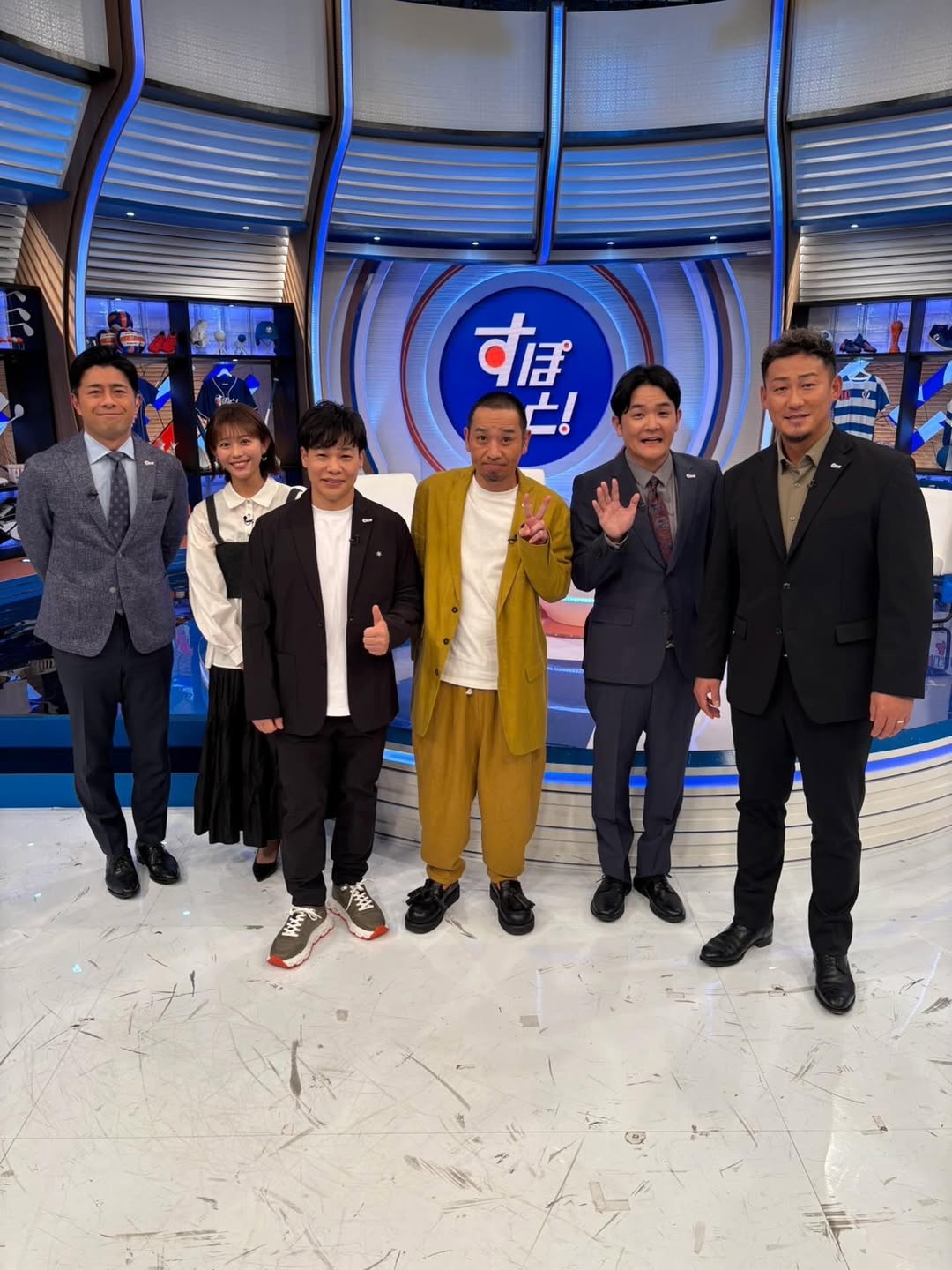 中田翔『すぽると！』共演者との集合ショット公開