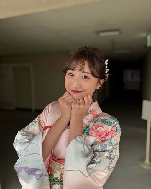 「アイドルING!!!」元創設メンバー・福井テレビ田辺真南葉アナ、振袖姿であざとくパシャリ！さすが元アイドルと話題
