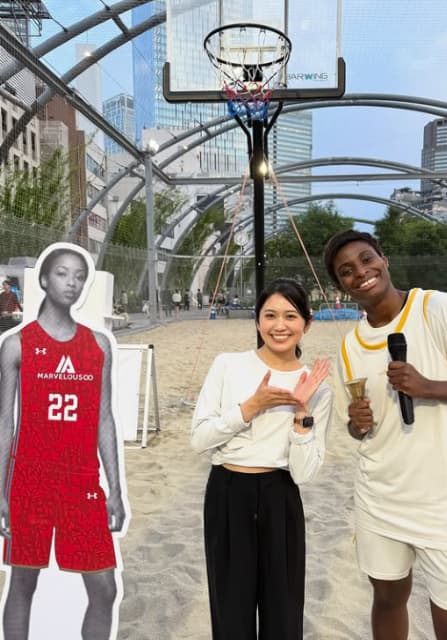 “第4回 3x3MARVELOUS∞ 高校生バスケトーナメント”で浅野杏奈が馬瓜エブリンと熱いトークを繰り広げる！？