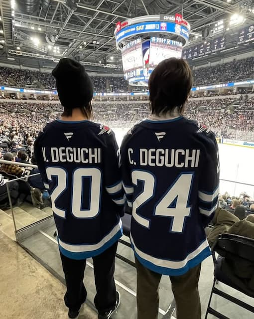 パリ五輪・柔道金メダリストがアイスホッケー観戦