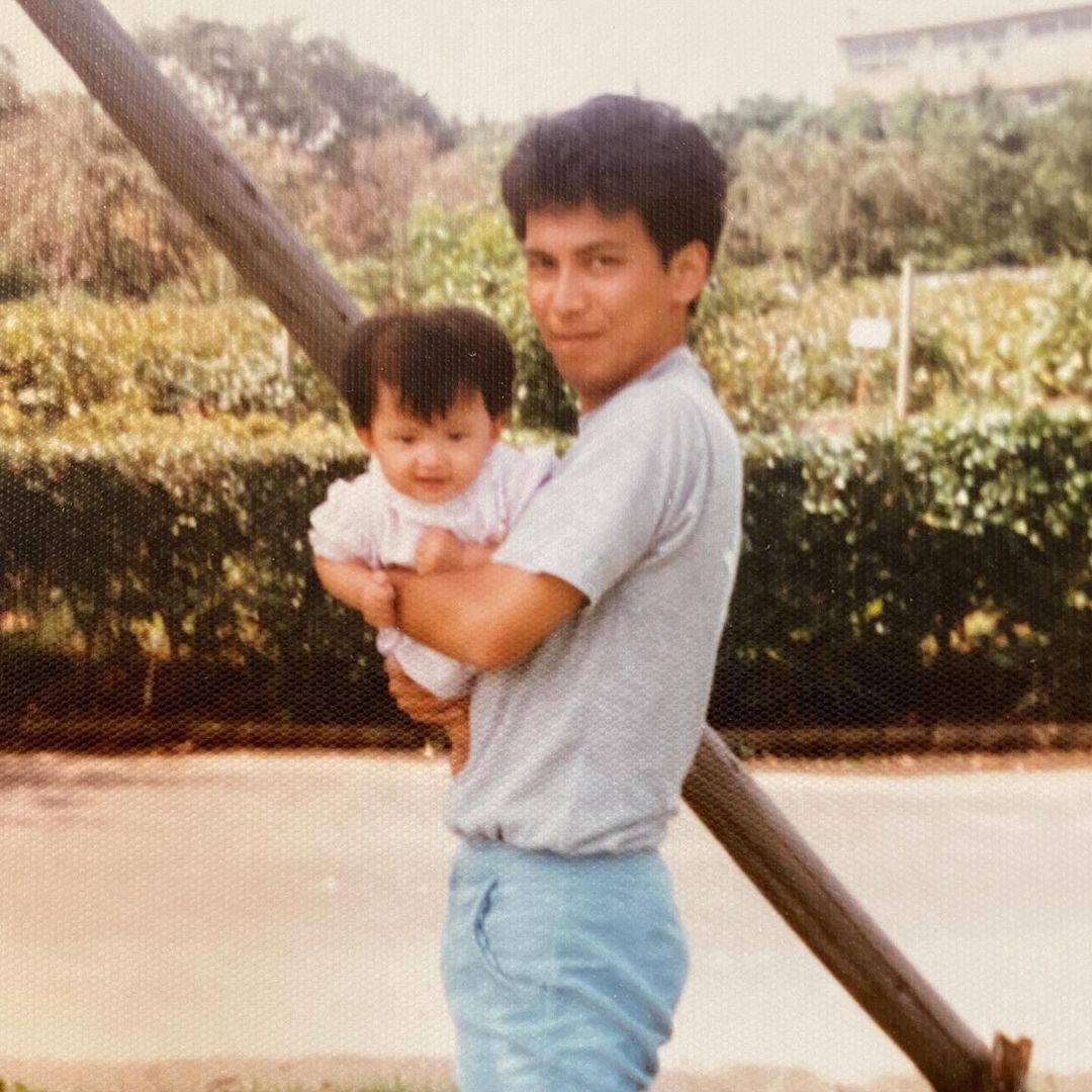 元モー娘。矢口真里がイケメンパパとの幼少期ショットを公開