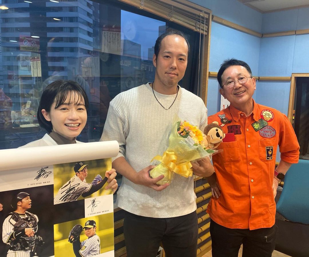 阪神タイガース 青柳晃洋 MBSラジオ出演を報告✨「最終戦痺れたよ、ありがとう😉👍」