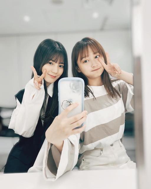 小坂菜緒と影山優佳の#なおかげ2ショットが天使すぎる💓