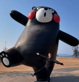 大山未希、「くまモンポート八代」で熊本を満喫！