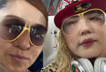 平野ノラ、移動中のバブリーオフショット公開　「この2人に名前を付けて」ユニット結成の予感⁉