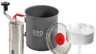 キャンプやツーリング向けのクッカーセット「クッカー＆パーコレーター・ミルセット」