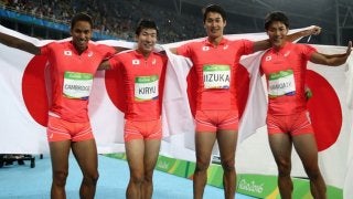 【リオ2016】男子400メートルリレー、日本がアジア新記録で銀メダル
