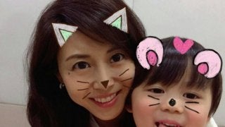 松嶋菜々子が猫耳姿に！ラブラブ親子写真公開