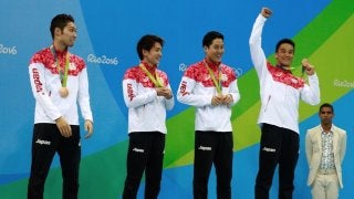【リオ2016】「この上ない幸せ」男子4×200mリレーで銅メダルを獲得…江原騎士、小堀勇氣、松田丈志が試合を振り返る