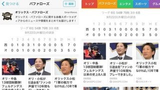 スマートニュース、プロ野球「オリックス・バファローズ」チャンネル開設