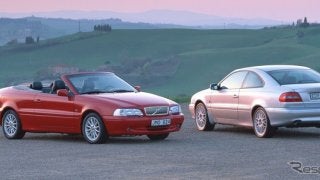 ボルボ C70、デビュー20周年…「四角いボルボ」と決別した名車