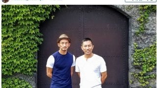 前園真聖、鹿児島を巡る番組で中田英寿と共演…ファン「おお、すごい2ショット！」