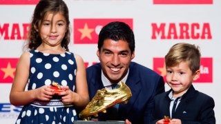 バルセロナのスアレス、2度目のゴールデンシュー賞