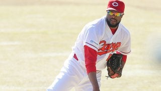 広島ジャクソンがフリー打撃登板　侍・鈴木に「ホームラン打たれずよかった」